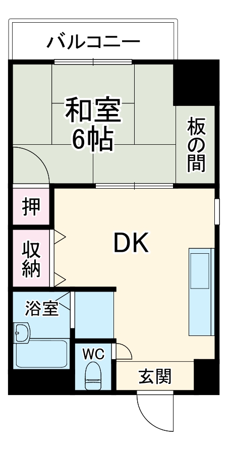 リージェント手越原の間取り