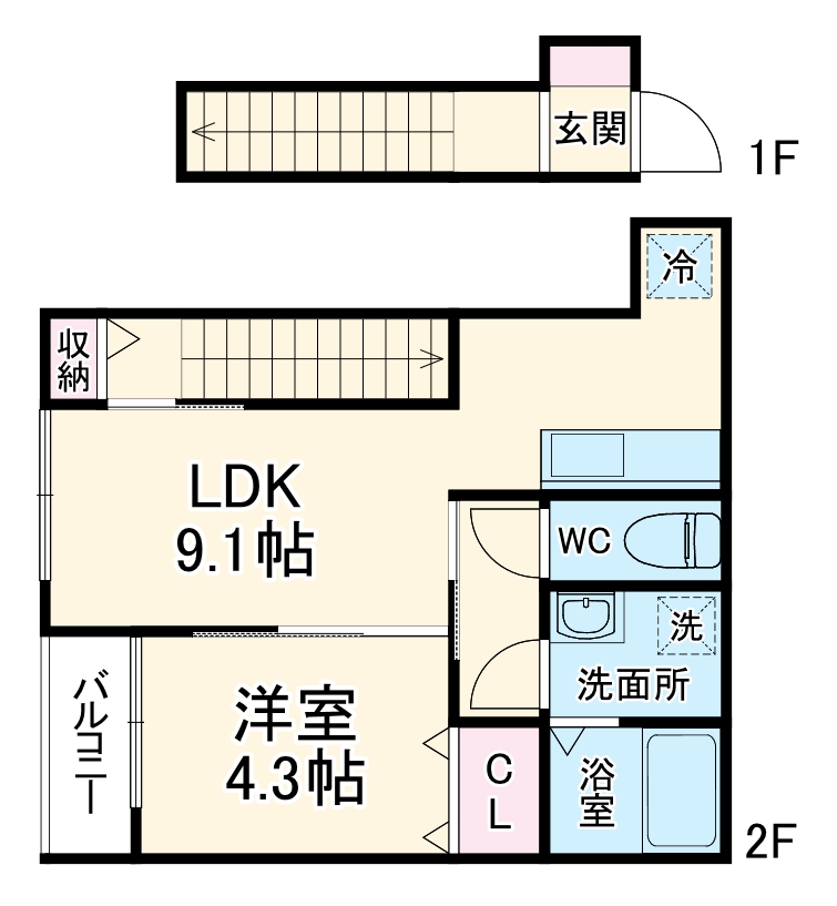 ブルームマーレの間取り