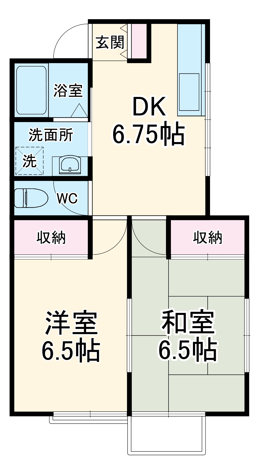 パレス片倉の間取り