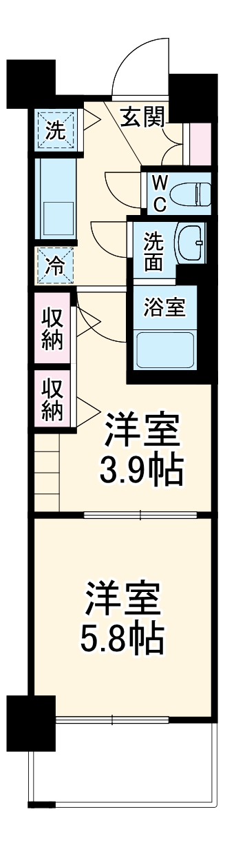 S-RESIDENCE上社aureateの間取り