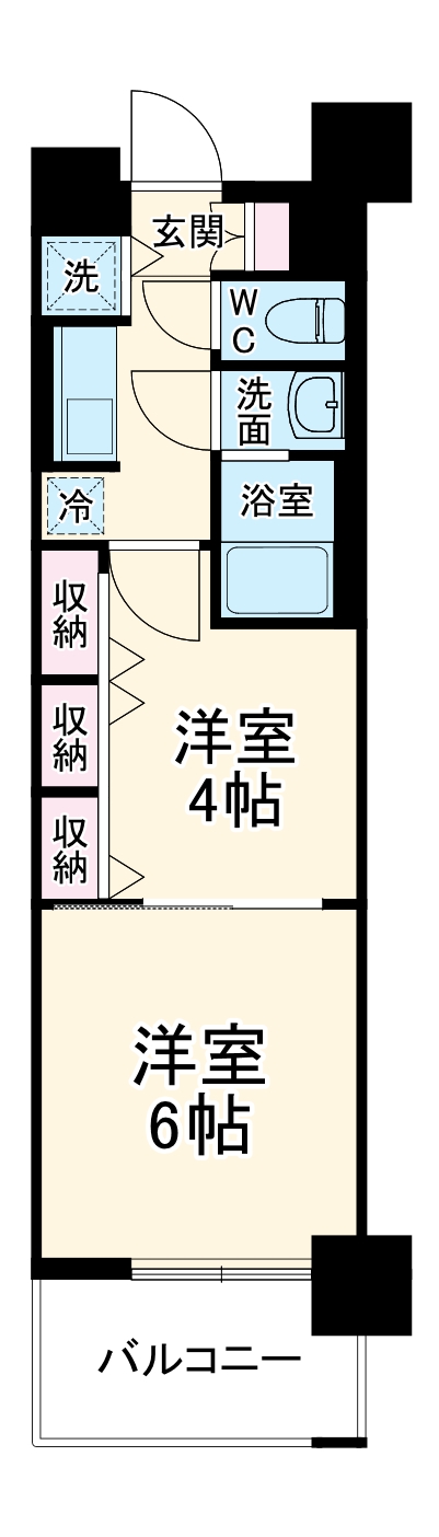 S-RESIDENCE上社aureate・210号室の間取り