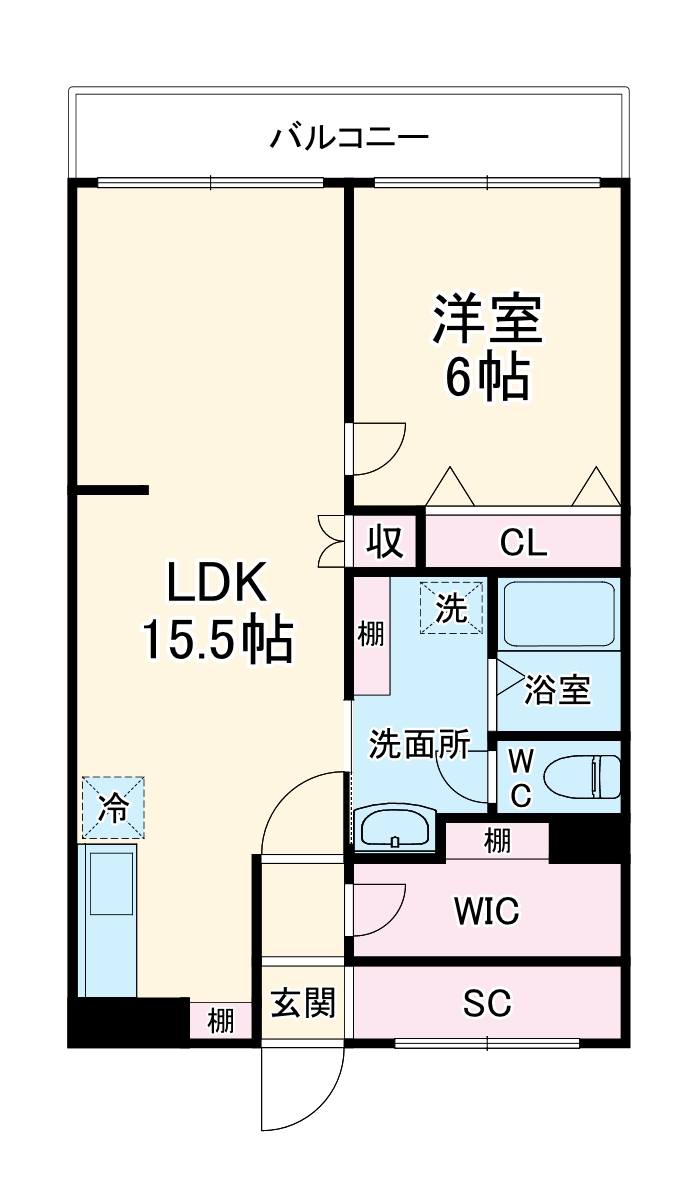 ラムズヒル蒔田の間取り