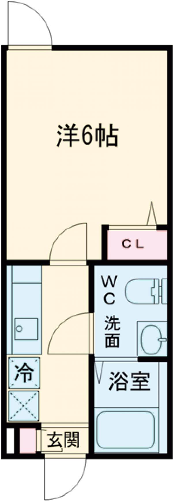 イオス船堀・302号室の間取り