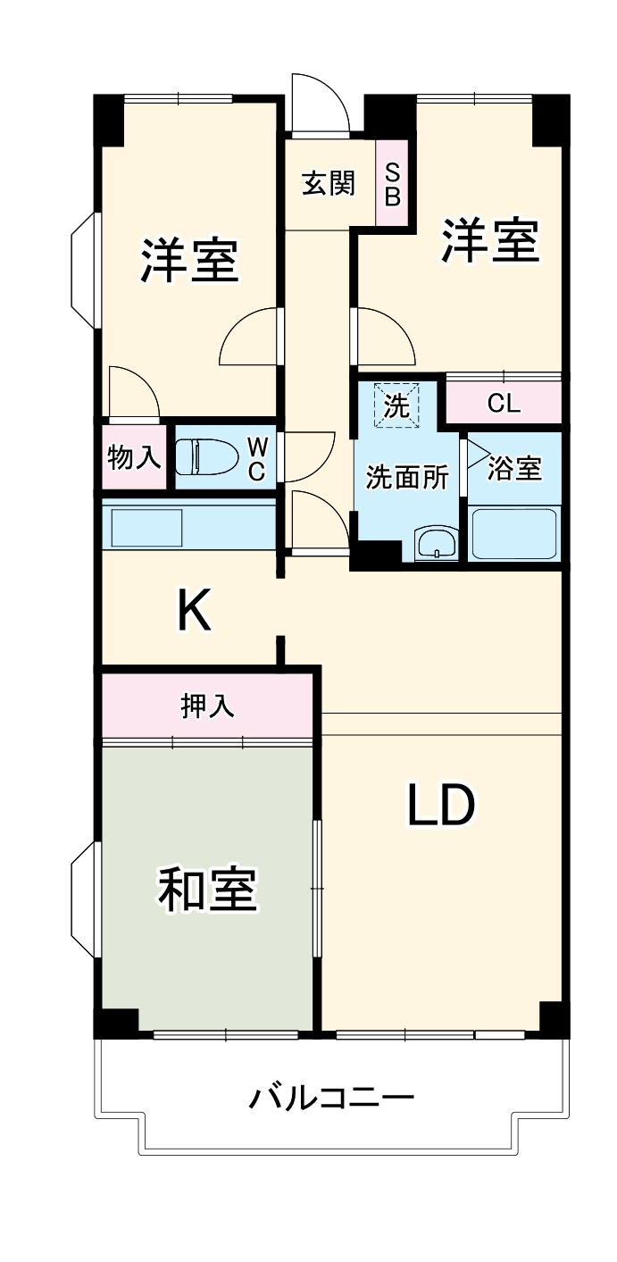 タワービレッジ鷺沼の間取り