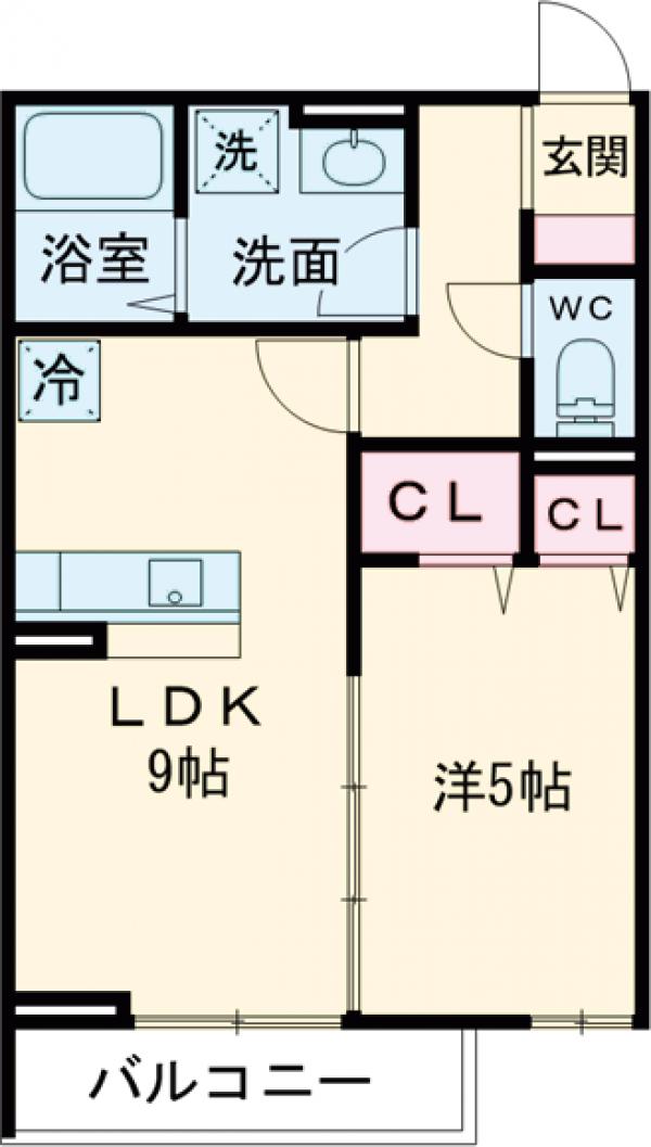 D-PRECIOUS小金井本町・202号室の間取り
