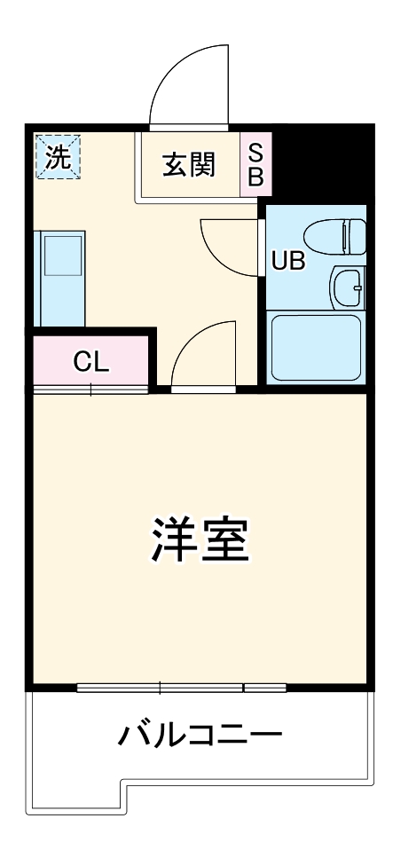 ビエント宮崎台・302号室の間取り