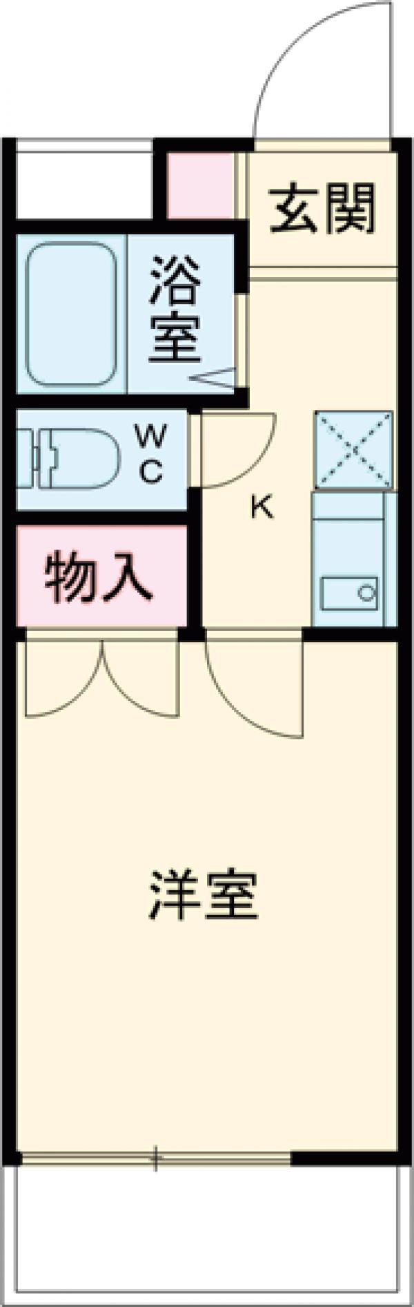 コーポモナークスの間取り