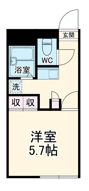 レオパレス風の間取り