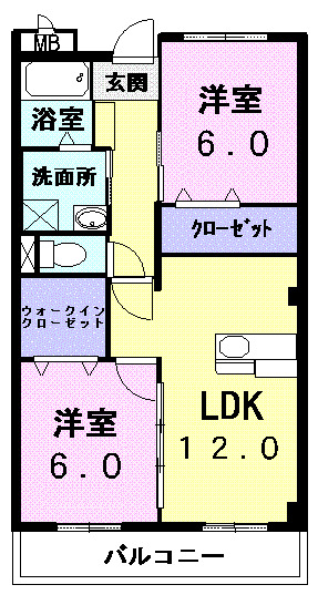 レジダンス・フルールの間取り