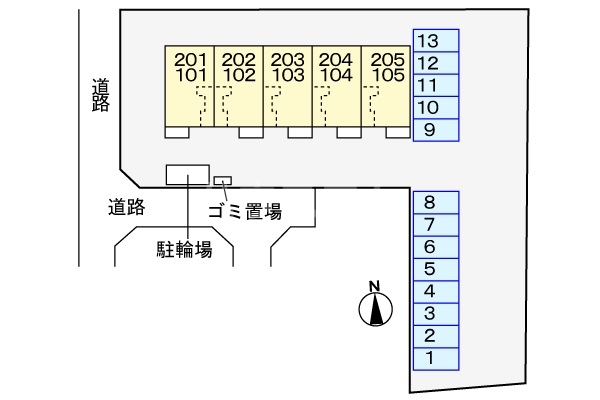 2/8 駐車場