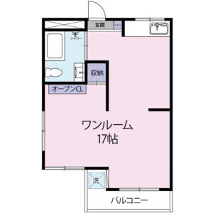 グランディール住吉(^^)の間取り