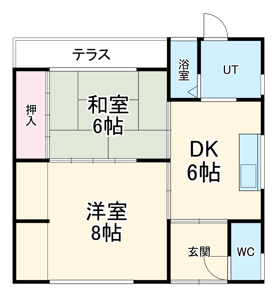 佐藤貸家の間取り