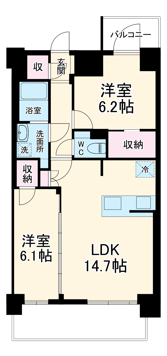 S-RESIDENCE上社aureateの間取り
