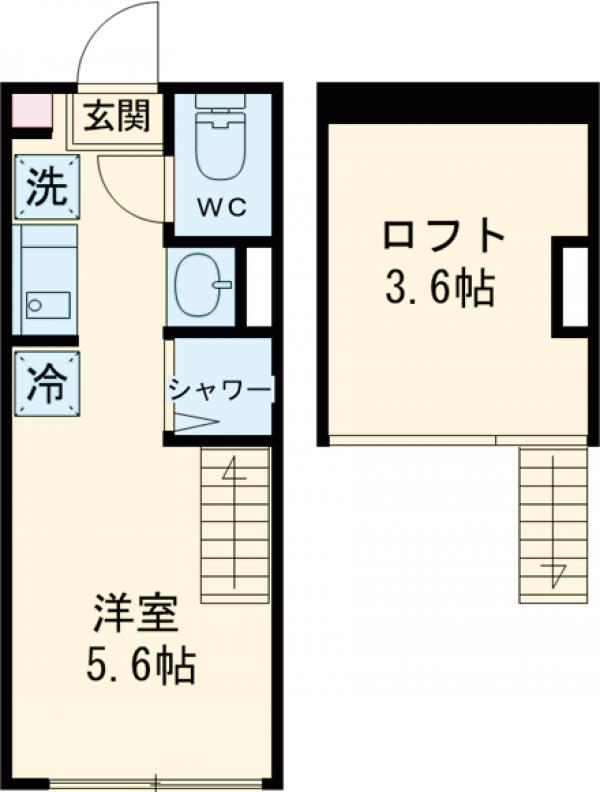 ハーモニーテラス早宮Ⅱの間取り