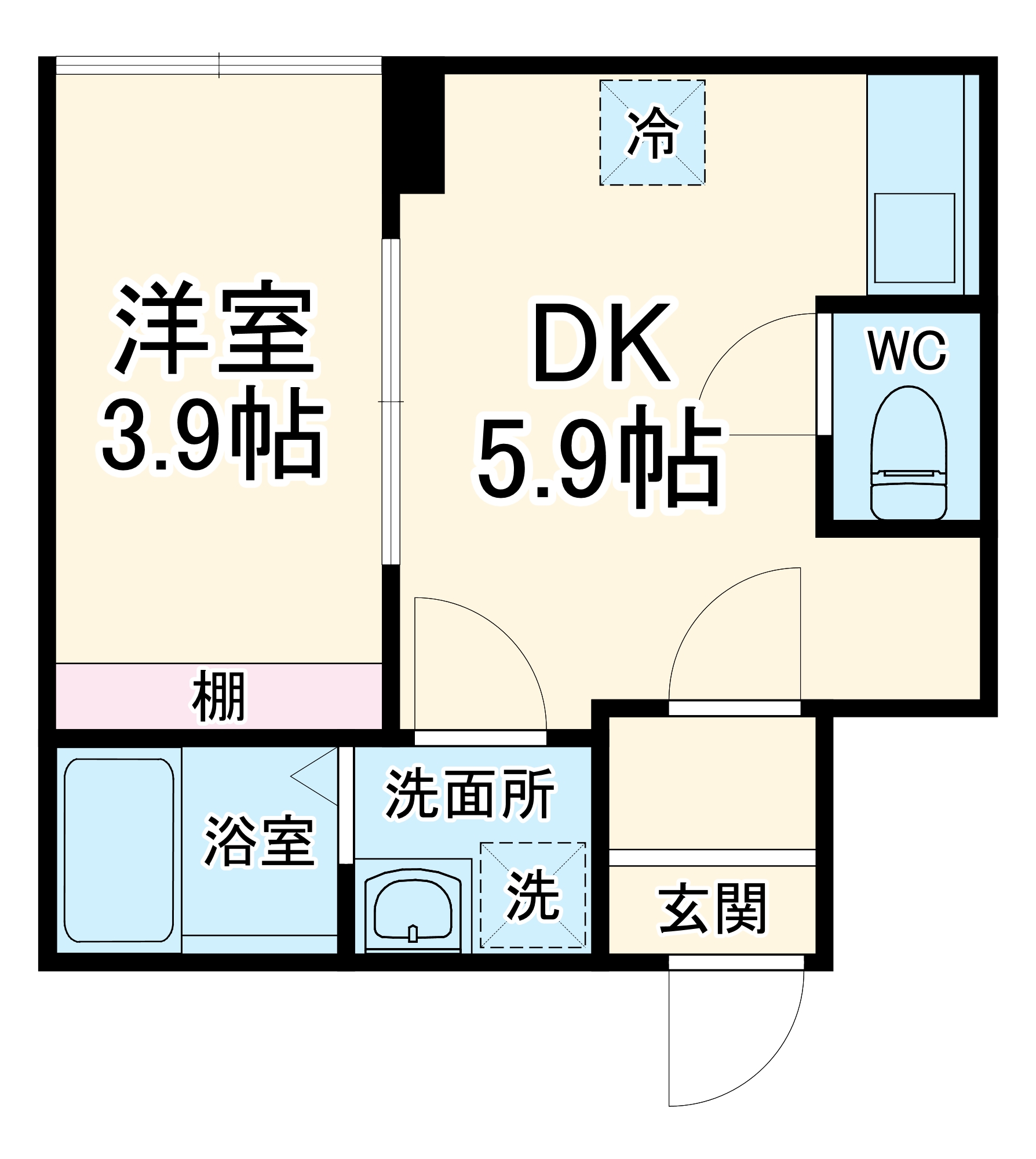 KINOHA STUDIOの間取り