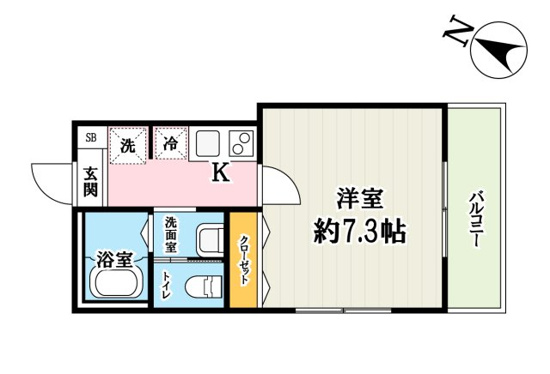 （仮称）キャメル東藤沢３・101号室の間取り