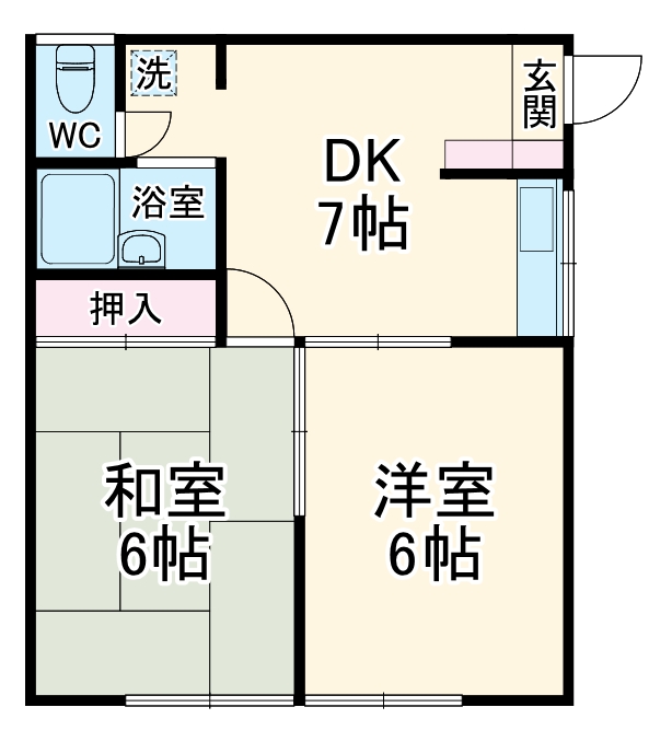エステートピア上青木の間取り