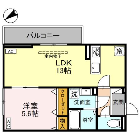 フェリーチェ MAEBASHIの間取り