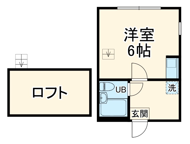 アクール鶴瀬の間取り