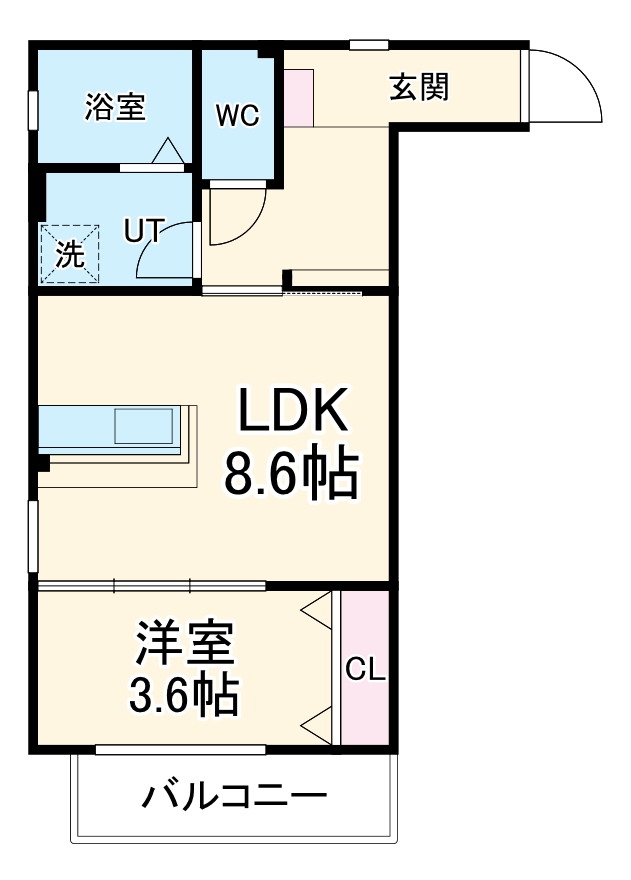 LeGioie新瀬戸駅・103号室の間取り