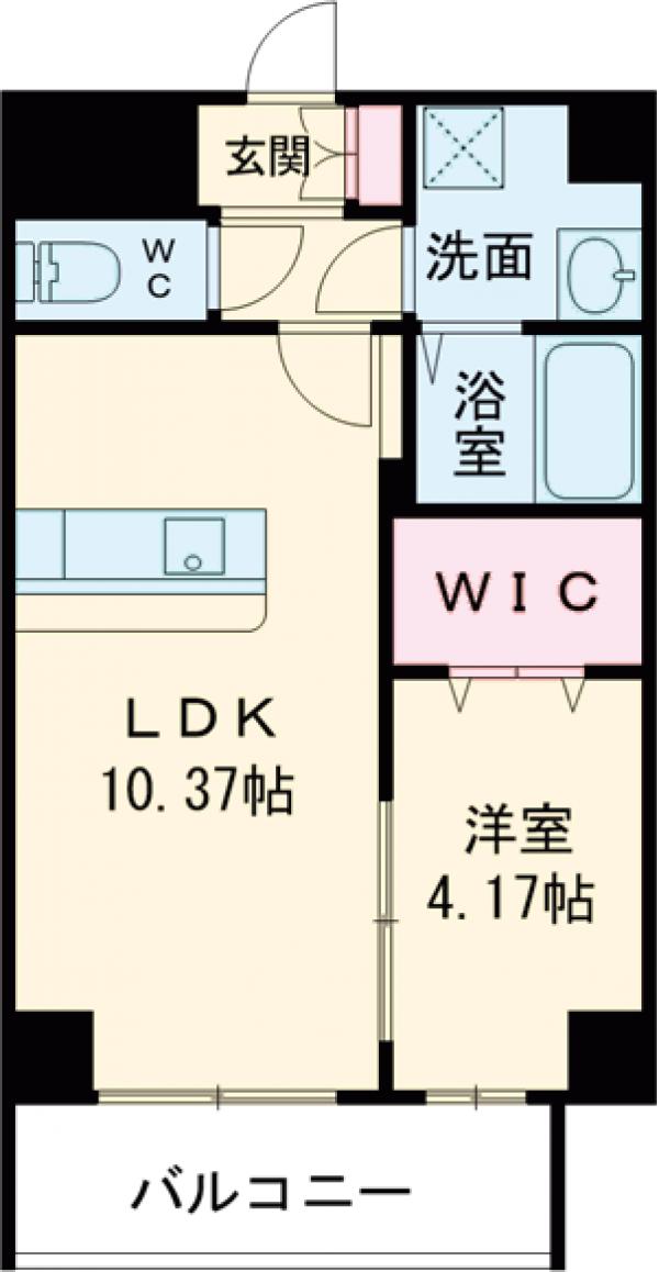 LIBTH前島Ⅲの間取り