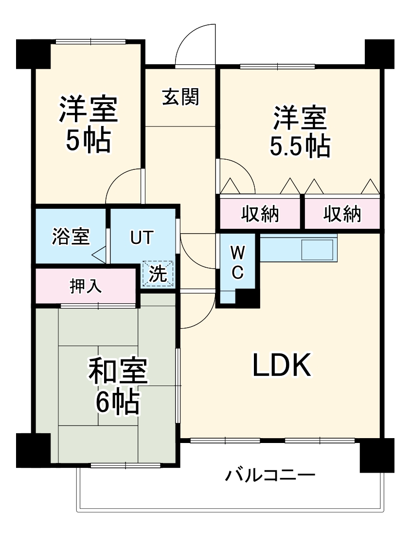 ミューズコートの間取り