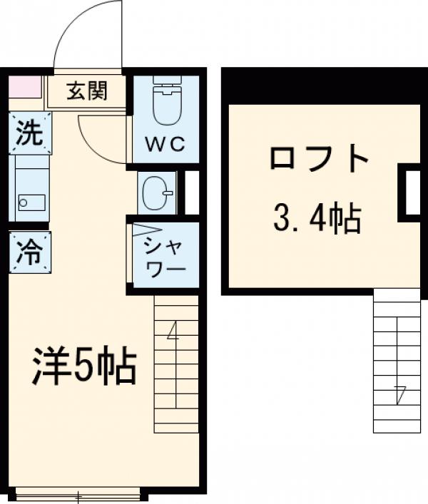 仮称)松島三丁目?・206号室の間取り