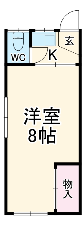 川原アパートの間取り
