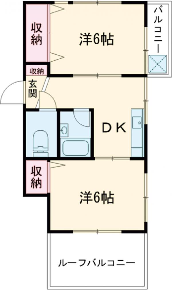 山十マンションの間取り