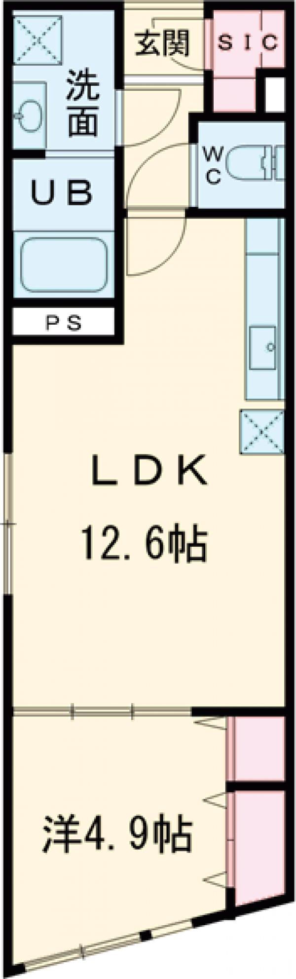 THE CITY RESIDENCE目黒本町の間取り