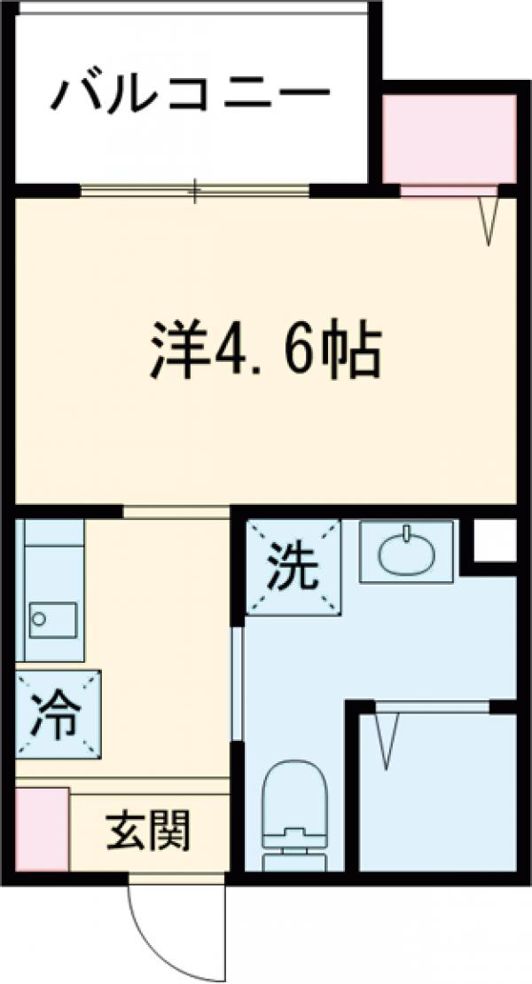 MELDIA小川・304号室の間取り