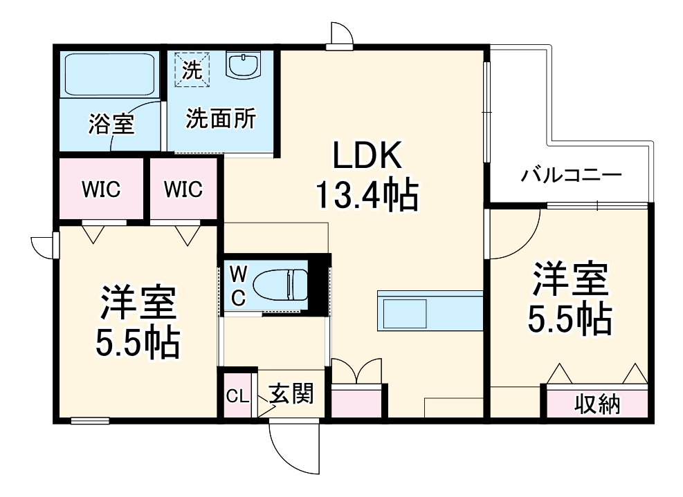 メゾン・ド・ベルヴィルの間取り