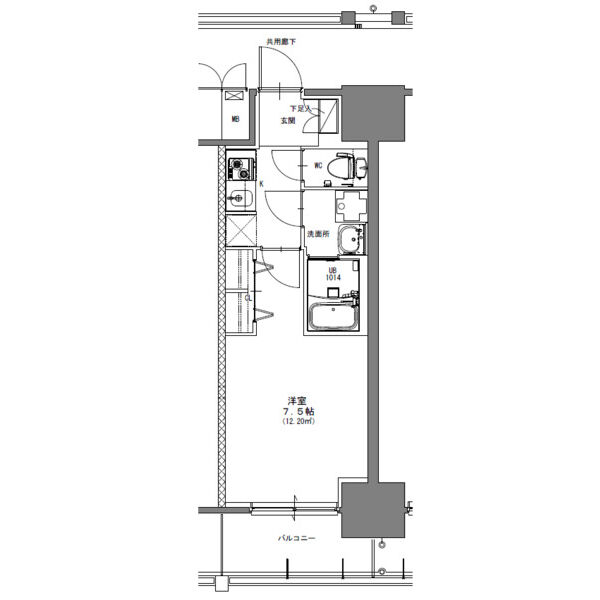 S-RESIDENCE浅間町駅前axialの間取り