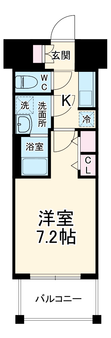 S-RESIDENCE浅間町駅前axialの間取り