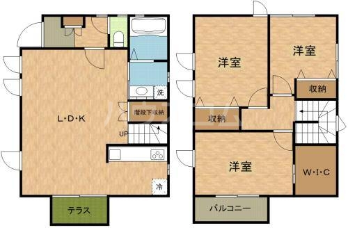 平野邸A棟の外観