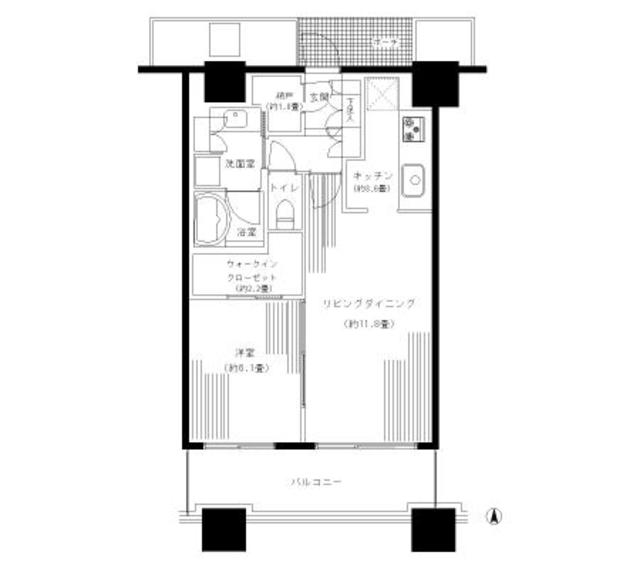 パークタワー横浜ステーションプレミアの間取り