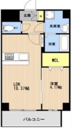 LIBTH前島Ⅲの間取り