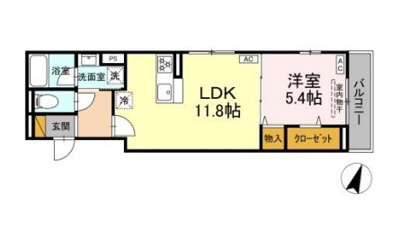 ディーシンシアの間取り