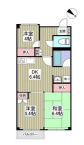 グランドメゾン八王子・02020号室の間取り