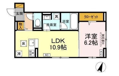 ディーグラースの間取り