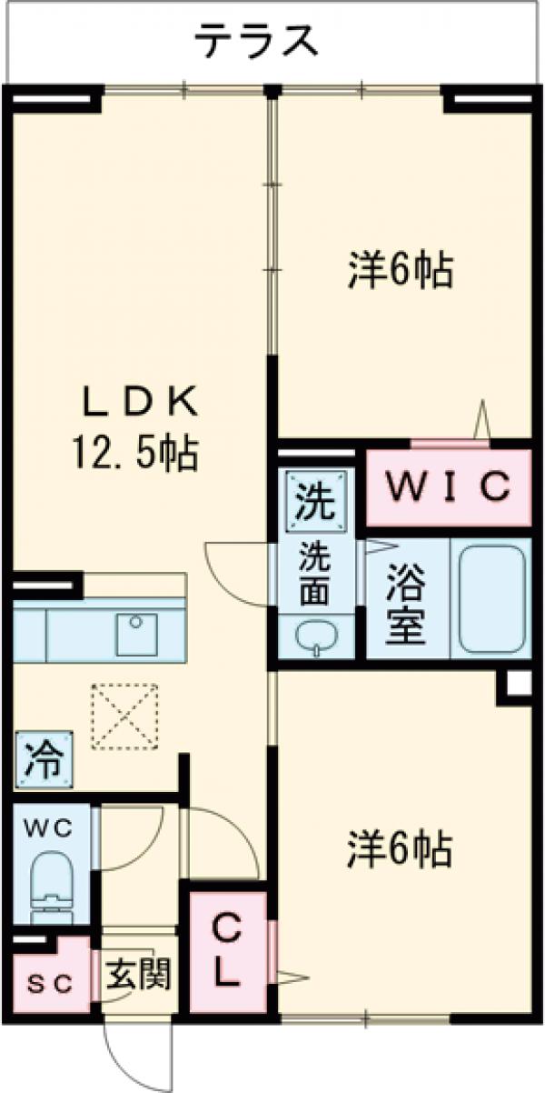 セレスティア東葛西Ⅳの間取り