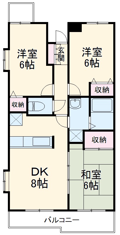 エマーレふじみ野の間取り