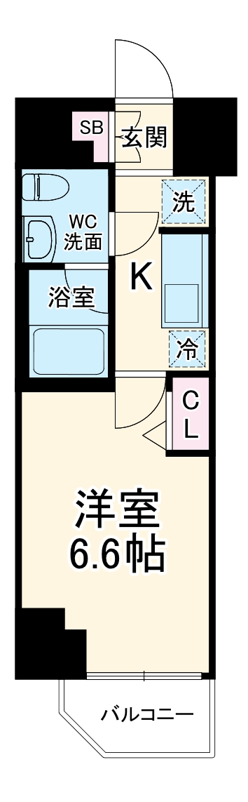 ＭＡＸＩＶ横浜南太田ＤＵＥ・701号室の間取り