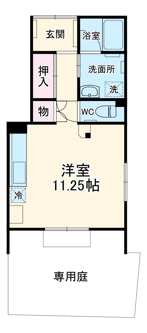 中舛竹田荘の間取り