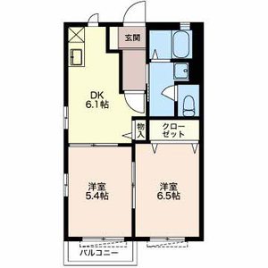 ヴァンティアン東静岡・201号室の間取り