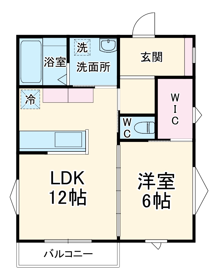 ユニバーサルシティ鈴谷の間取り