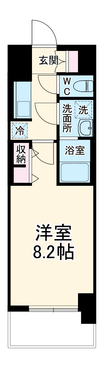 S-RESIDENCE金山altanoの間取り
