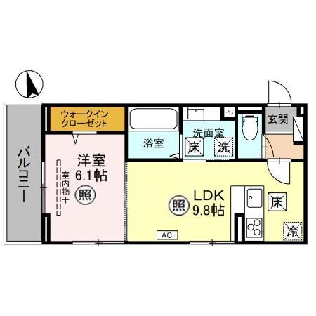 Noble　villa　弥生・303号室の間取り
