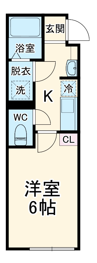アンソレイレ加須・103号室の間取り