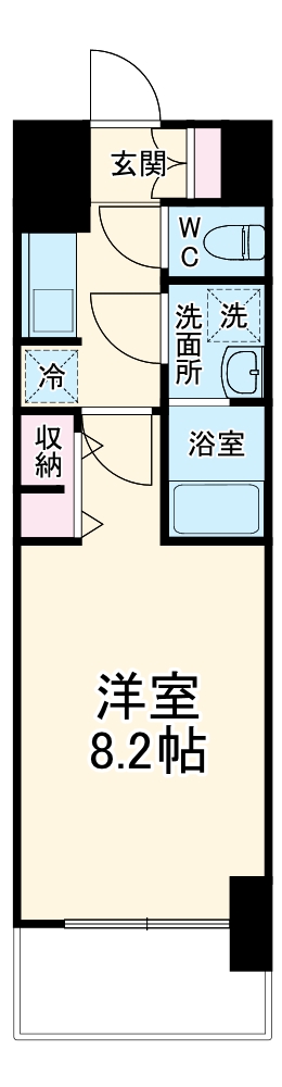S-RESIDENCE金山altanoの間取り